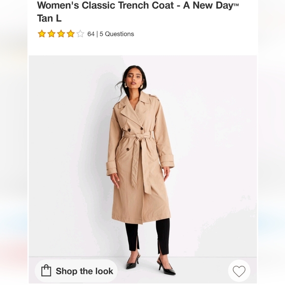 Beige trench coat - Picture 3 of 3